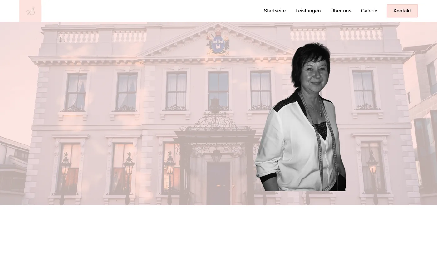 Screenshot der Website von Textilchirurgen